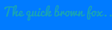 Image with Font Color 17A2B8 and Background Color 007BFF